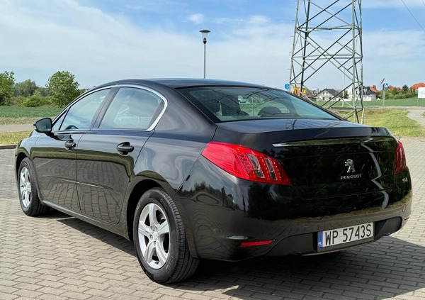 Peugeot 508 cena 29900 przebieg: 215250, rok produkcji 2013 z Płock małe 596